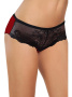 Полные трусики ORO Giulietta 2216 Красно-черный || Полные трусики ORO Giulietta 2216 Красно-черный