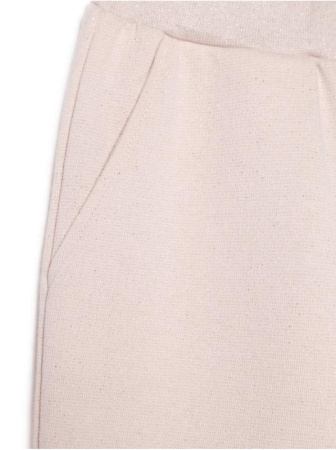 Джоггеры MINI ORA с легким мерцанием люрекса || Брюки для дів. CE MINI ORA, р.146,152-76, shiny grey