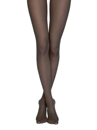 Матовые колготки с эффектом тюля TULLE Lycra, р.2, Grafit