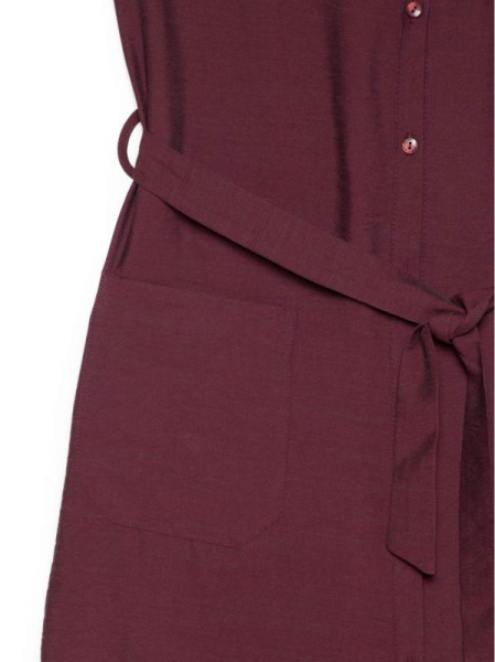 Платье-рубашка без рукавов с легким блеском LPL 915