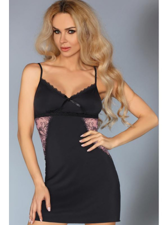 Комплект LivCo Corsetti Grace Черно-розовый