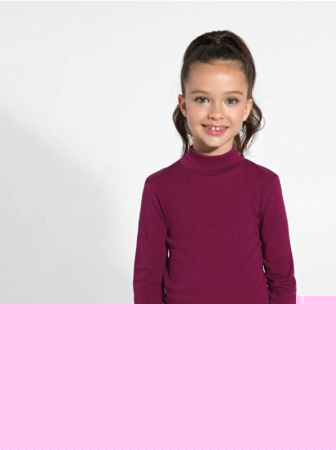 Хлопковый джемпер-гольф DD 1072 || Джемпер дів. CE DD 1072, р.116,122-60, ice pink