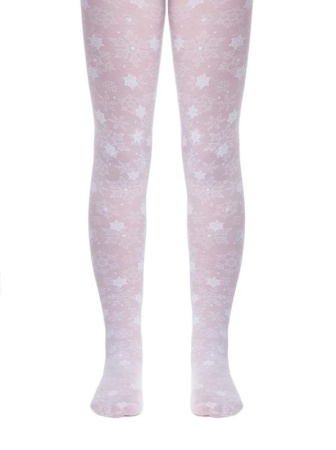 Колготки з малюнками Disney Frozen 20 і вкладишем-розфарбуванням, р. 140-146, Bianco