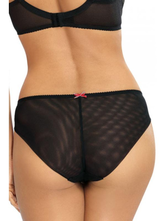 Полные трусики Ewa Bien Rozana C110 Черно-красно-золотой