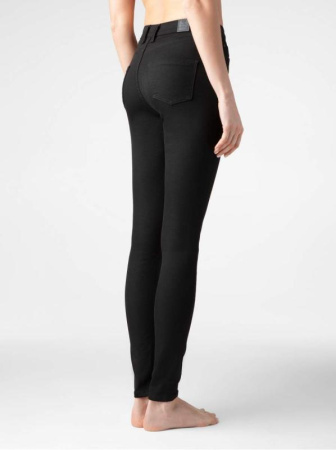 Моделирующие джинсы skinny с высокой посадкой CON-269 || Брюки джинсові жін. CE CON-269, р.164-90, black