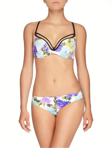 Бикини-балконет цветочной расцветки FLORA