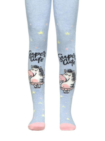 Колготки детские Conte Kids SOF-TIKI 7С-38СП, р.104-110 (16), 521 світло-блакитний