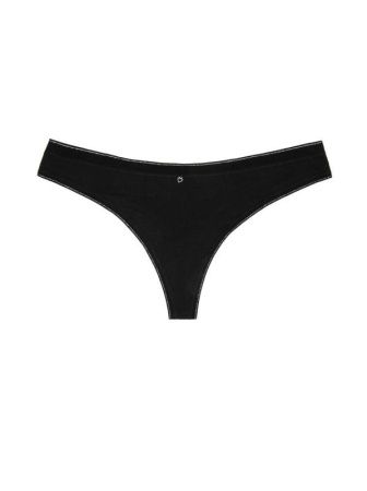 Трусы &quot;стринг&quot; DELIGHT LST 771 (на вешалке) || Труси жін. CE DELIGHT LST 771 (вішалка), р.90, чорний