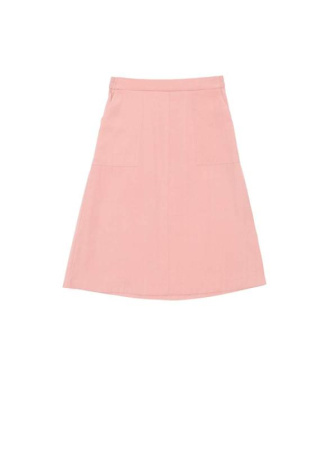 Юбка А-силуэта из вискозы с эффектом &quot;ощущение шелка&quot; FROSTY || Спідниця жін. CE FROSTY, р.170-94, misty coral