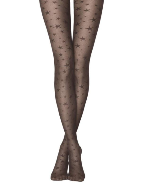 Колготки з імітацією дрібної сітки і малюнком &quot;зірки&quot; ETOILE Lycra