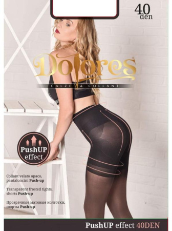 Колготки женские моделирующие DOLORES Push UP effect 40, 2, nero(чёрный)