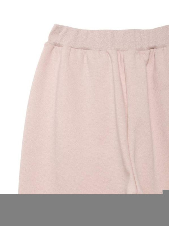 Джоггеры ORA с высокой посадкой с легким мерцанием люрекса || Брюки жін. CE ORA, р.164-94, shiny rose