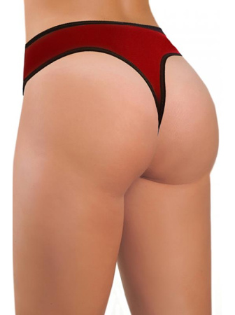 Стринги ORO Bella 2228 Красно-черный || Стринги ORO Bella 2228 Красно-черный