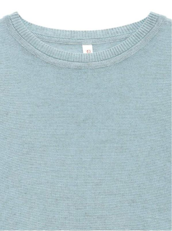 Вязаный фактурный джемпер из пряжи с вискозой и льном LDK 089 || Джемпер жін. CE LDK089 19С-131СП, р.170-84, grey-blue melange