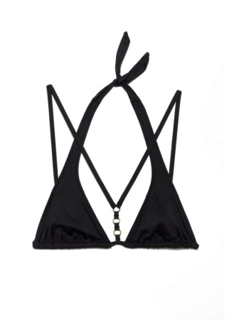 Лиф-халтер c треугольными чашками BORA-BORA || Бюстгалтер купальний жін. CE BORA-BORA, р.82-88, black