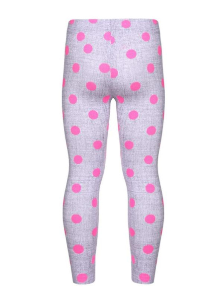Легінси в горошок PALLINA, р. 98-48, fuchsia melange Легінси в горошок PALLINA, р. 98-48, fuchsia melange