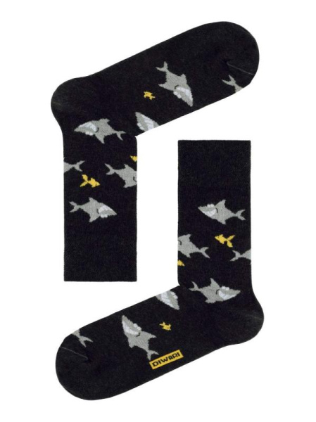 Носки муж. DW HAPPY 17С-151СП, р.29, 058 черный