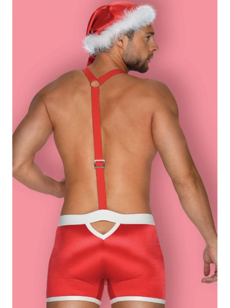 Комплект Obsessive Mr Claus Красно-белый