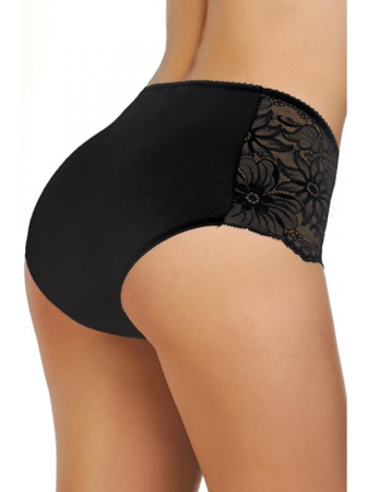Полные трусики ORO Eleonora 2210 Черный || Полные трусики ORO Eleonora 2210 Черный