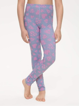 Комплект леггинсы+леггинсы DILLY || Комплект трикотажний DILLY, р.98,104-52, denim-pink