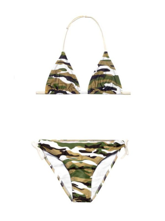 Купальник для девочек JESSICA || ВКТ CE Костюм купальний для дівчат JESSICA, р.146,152-76, сірий-лимонний