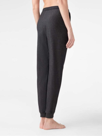 Ультракомфортные термоджоггеры с мерцанием люрекса SPORT LUX BLACK || Брюки жін. CE SPORT LUX Black, р.164-94, shiny black