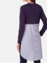 Стильная туника с имитацией рубашки 831 || Туніка жін. CE LTH 831, р.170-96-102, grape purple