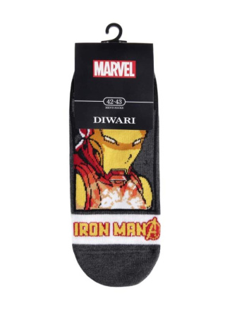 Носки муж. DW MARVEL 17С-141СПМ, р.25, 065 темно-серый || Шкарпетки чол. DW MARVEL 17С-141СПМ, р.29, 074 світло-сірий