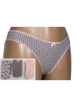 Женские трусики-слипы SEVIM Арт: 6517, L, Серо-розовое ассорти