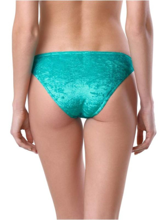 Трусики-бикини со средней посадкой BELLA VELVET || Труси куп. жін. CE BELLA VELVET, р.106, turguoise