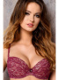 Бюстгальтер push up Kinga Si PU-546 Бургундово-бежевый || Бюстгальтер push up Kinga Si PU-546 Бургундово-бежевый
