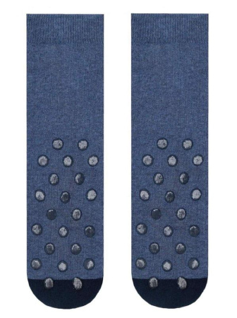 Носки дет. CK ВЕСЕЛЫЕ НОЖКИ (махровые, антискольз.) 17С-45СП, р.16, 291 джинс || Шкарпетки дит. ВЕСЕЛІ НІЖКИ (махрові, проти ковзання) 17С-45СП, р.18, 295 бежевий