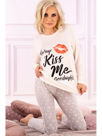 Комплект LivCo Corsetti Model 109 Пепельный-экри || Комплект LivCo Corsetti Model 109 Пепельный-экри