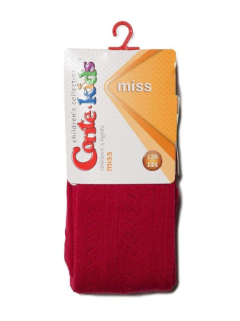 Колготки детские Conte Kids MISS 7С-80СП, р.128-134, 267 бордо