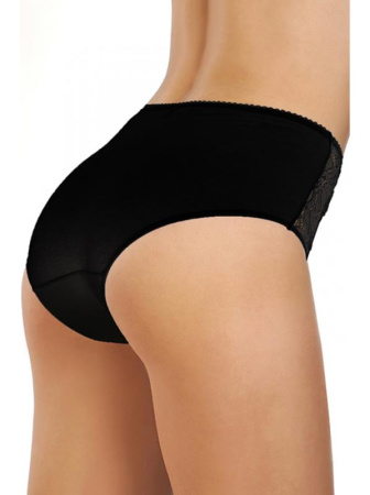 Полные трусики ORO Sophia 2225 Черный || Полные трусики ORO Sophia 2225 Черный