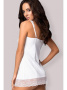 Комплект Obsessive Miamor chemise  Белый || Комплект Obsessive Miamor chemise  Белый