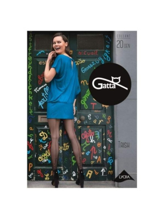 Колготки с узором GATTA Trish 25, 3, nero(чёрный)