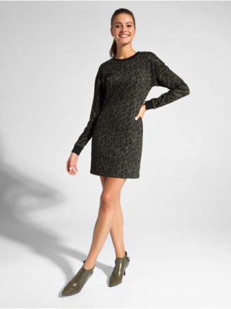 Платье с леопардовым рисунком LPL 1045