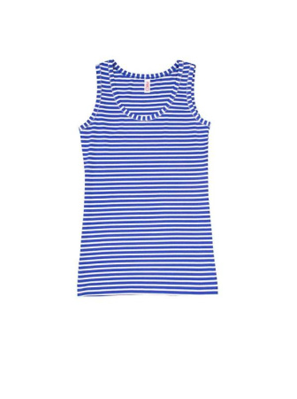 Топ из вискозы в полоску LD 731 || ВТЖ Джемпер жін. CE LD 731, р.170-100, василек-белый