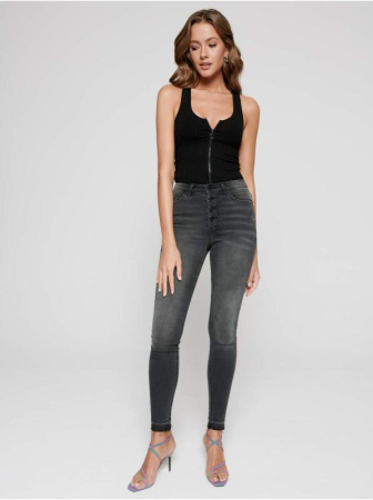 Моделирующие eco-friendly джинсы skinny с высокой посадкой CON-225 Lycra