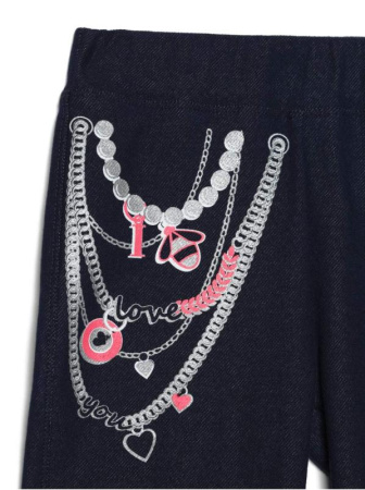 Джеггінси з оригінальним малюнком "ланцюжка" PUNK-FUN