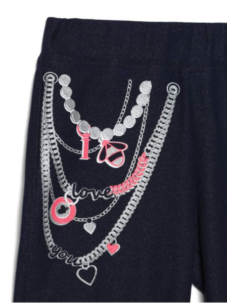 Джеггинсы с оригинальным рисунком &quot;цепочки&quot; PUNK FUN