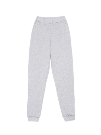 Джоггеры ORA с высокой посадкой с легким мерцанием люрекса || Брюки жін. CE ORA, р.164-102, shiny grey