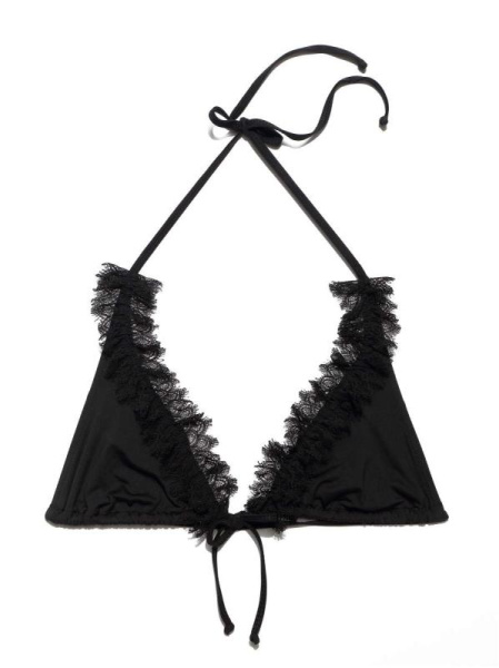 Лиф с мягкими треугольными чашками и эффектным кружевом SANDRA