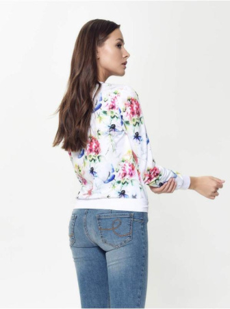 Ультракомфортный хлопковый свитшот LD 894 || Джемпер жін. CE LD 894, р.170-92, blossom