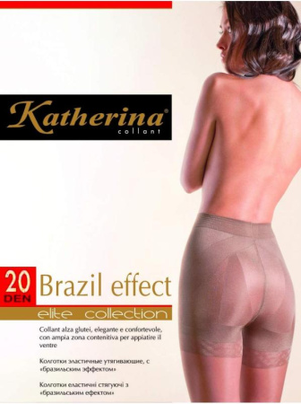 Колготки моделирующие Katherina Brazil Effect 20 den, 2, lyon(тёмный загар)
