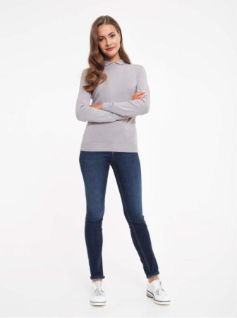 Джемпер с вискозой премиального качества 024 || Джемпер жін. CE LDK024 17С-84СП, р.170,176-88, сірий