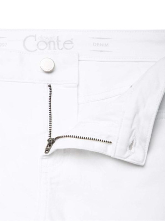 Укороченные джинсы со средней посадкой CON-118 || Брюки джинсові жін. CE CON-118, р.170-98, white