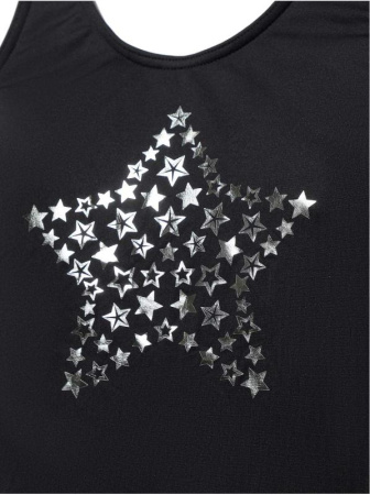 Купальник с металлическим принтом BIG STAR || Купальник жін. CE BIG STAR, р.170,176-88-98, black