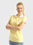 Футболка-поло с вышивкой LD 729 || ВТЖ Джемпер жін. CE LD 729, р.170-88, жовтий